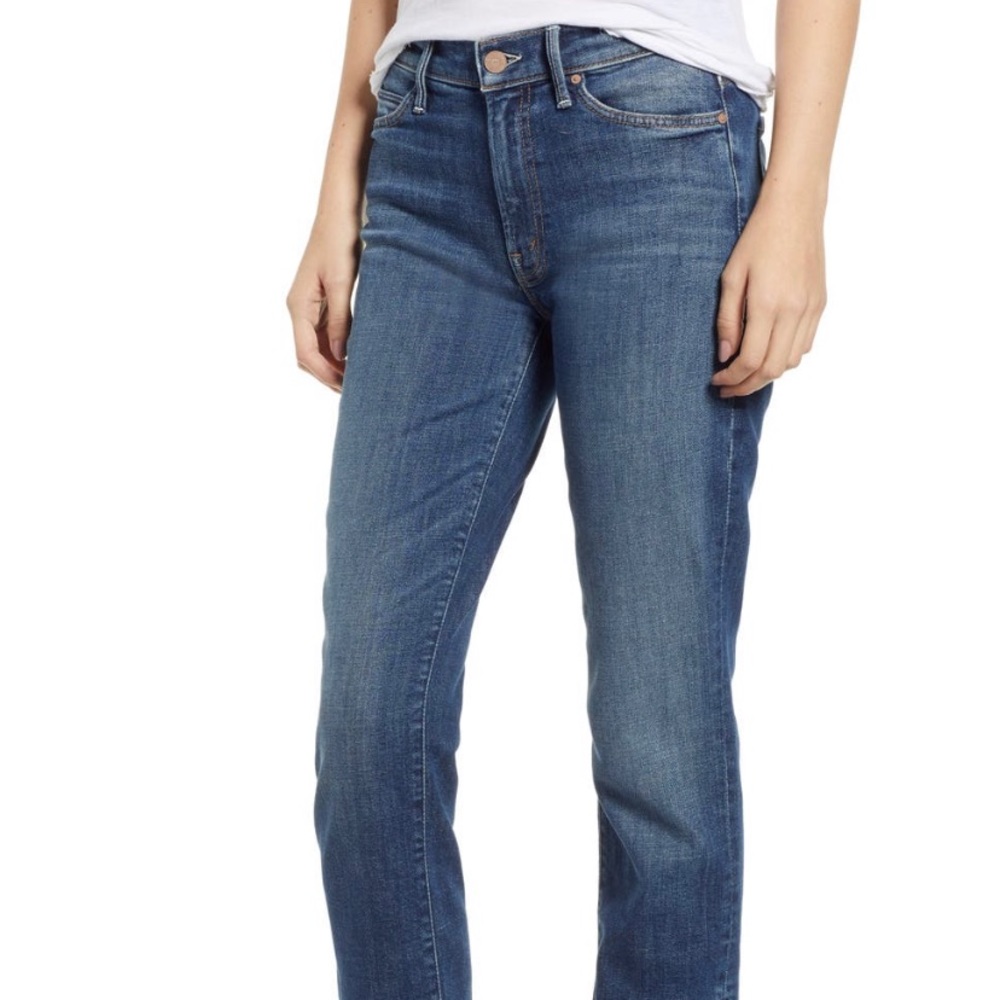 MOTHER “The Rascal” Ankle Zip Jeans 25